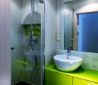 zielona łazienka